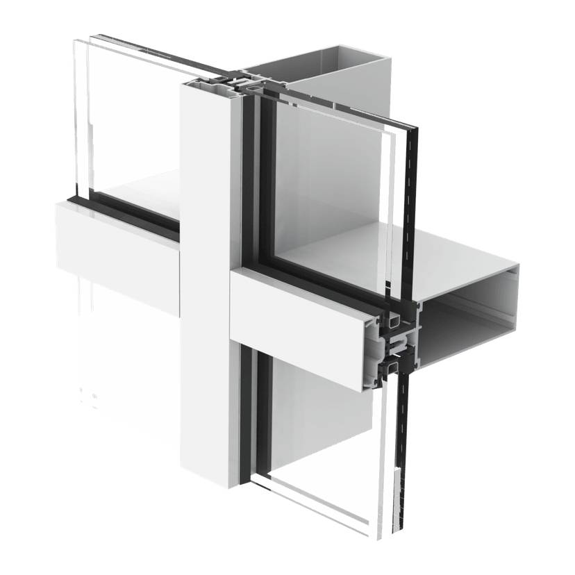 ES-7525 Stick Curtain Wall