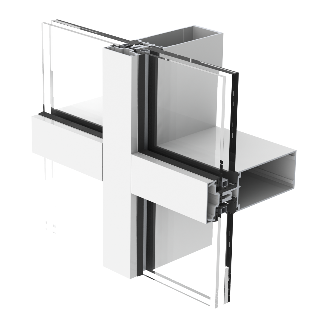 ES-7525 Stick Curtain Wall